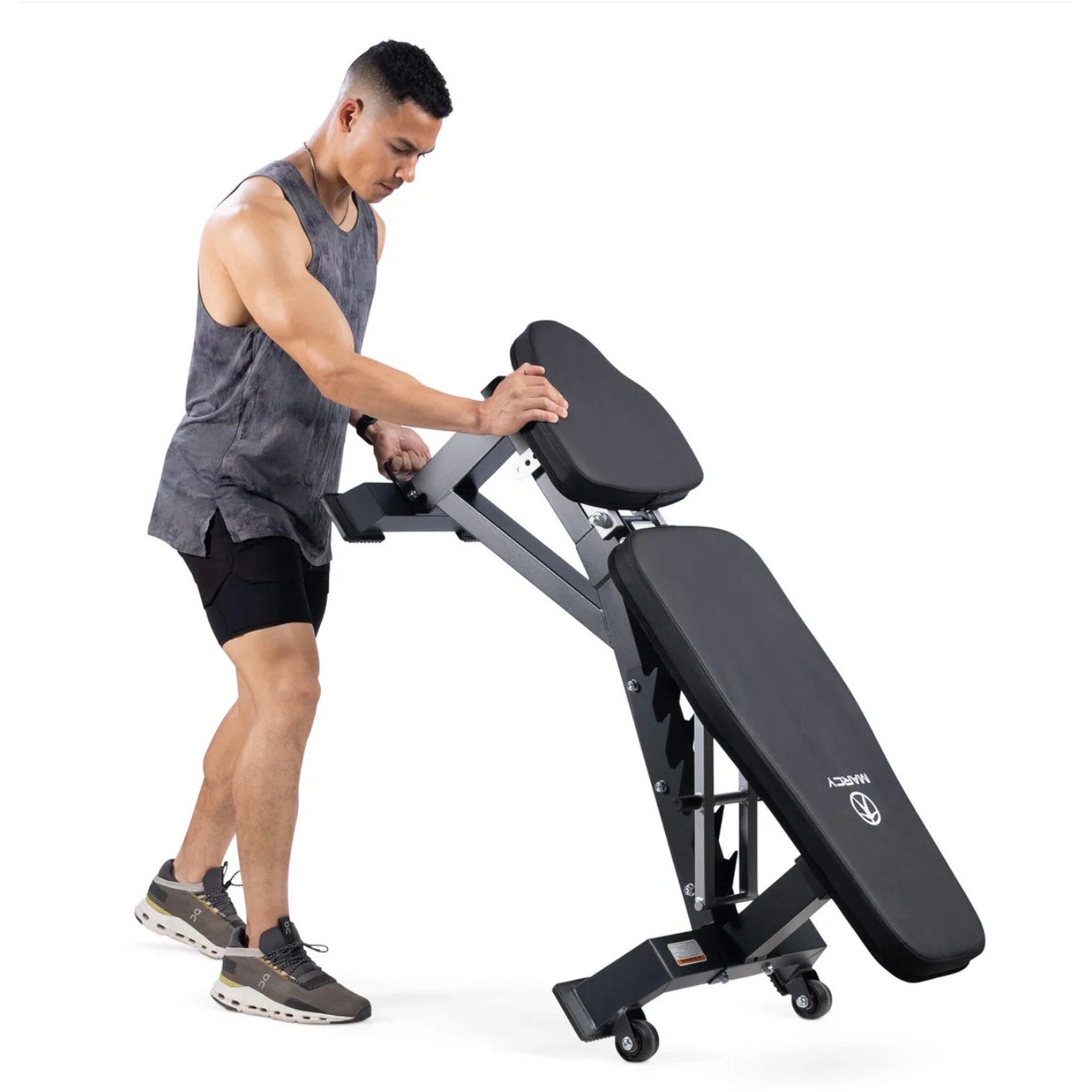 Marcy Deluxe Utility Weight Bench Adjustable, Heavy-Duty, Full-Body Workout