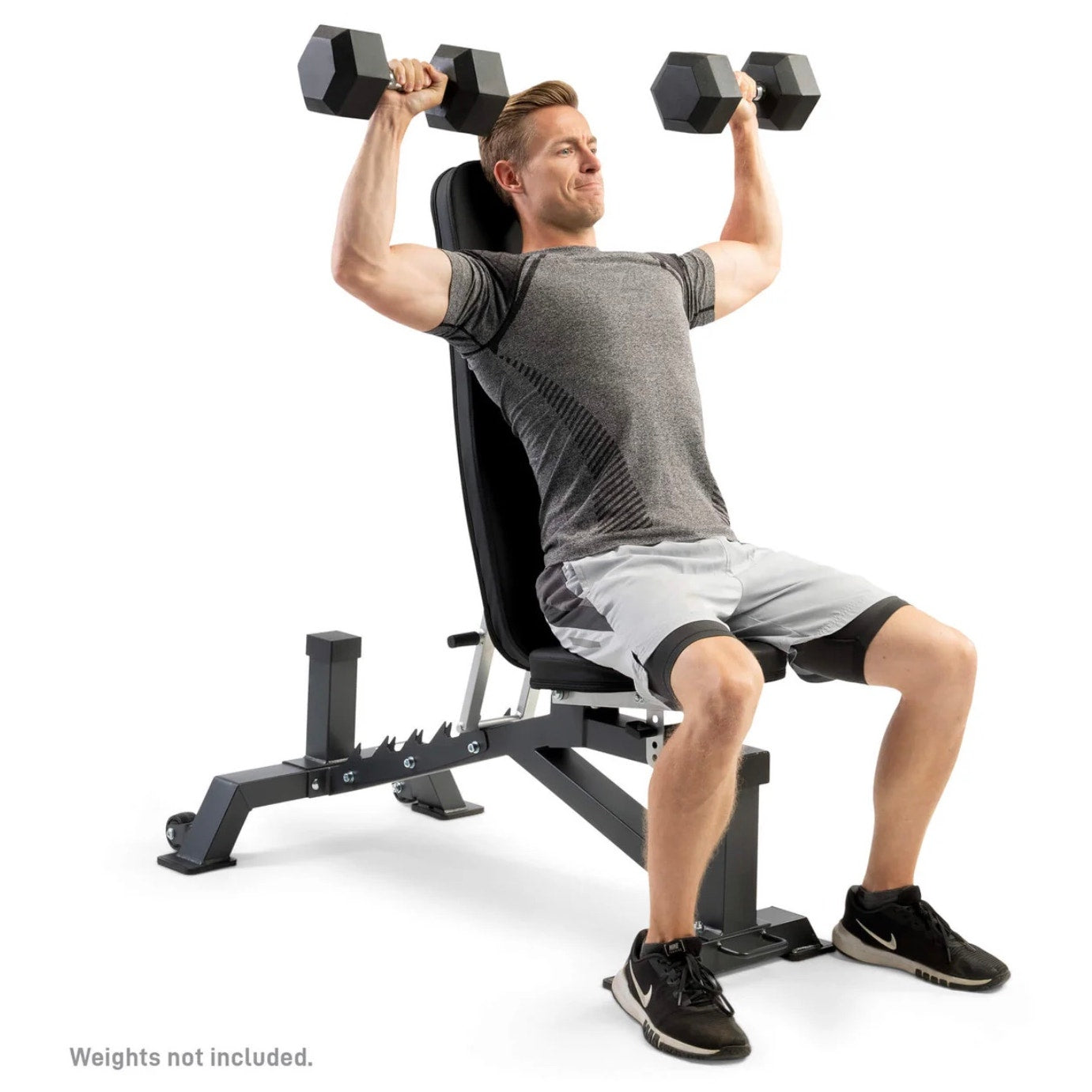Marcy Deluxe Utility Weight Bench Adjustable, Heavy-Duty, Full-Body Workout
