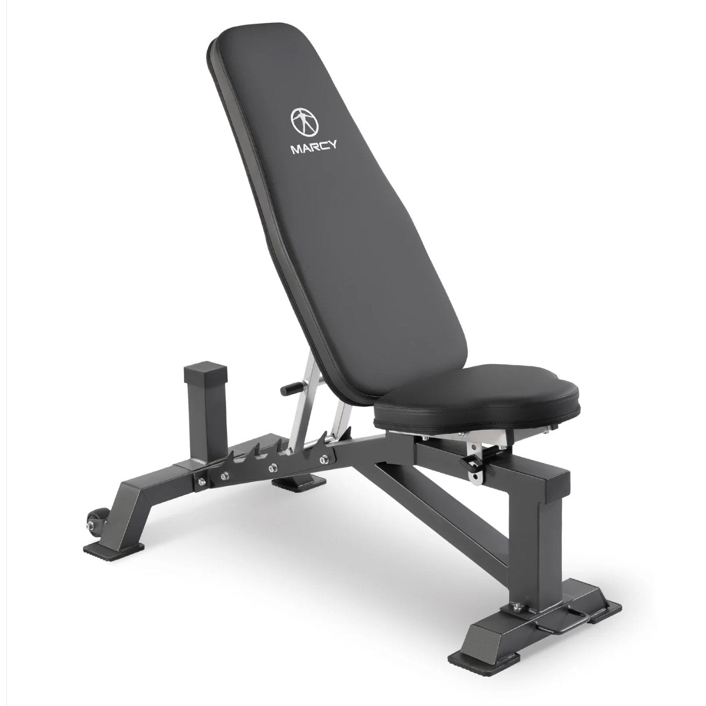 Marcy Deluxe Utility Weight Bench Adjustable, Heavy-Duty, Full-Body Workout