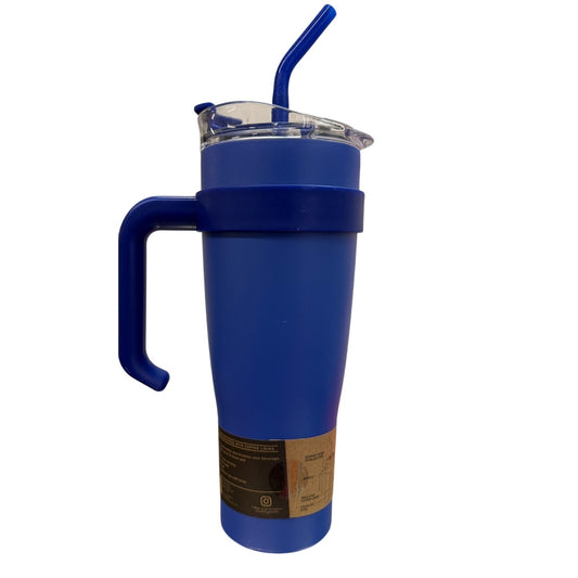 Hydraflow Capri Tumbler Travel Mug Blue 40 Oz Triple Wall Vacuum BPA free New