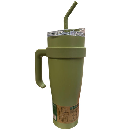Hydraflow Capri Tumbler Travel Mug Green 40 Oz Triple Wall Vacuum BPA free New
