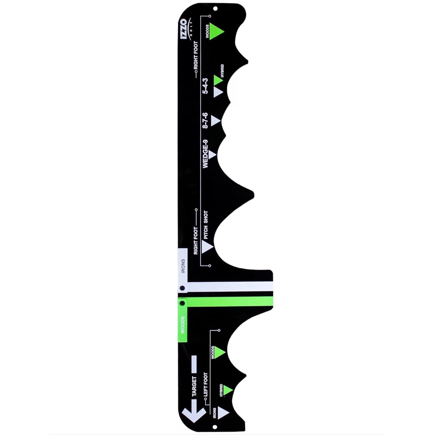 Izzo Golf Sure Stance Ball Position trainer